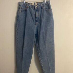 GAP Vintage Y2K Reverse Straight 5 pocket distressed denim jeans, size 16R